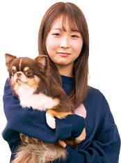 動物看護科
                                                        藤井 優菜さん
                                                        千葉県立松戸向陽高等学校出身