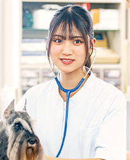 動物看護科
                                                        川戸 恵梨香さん
                                                        千葉県立船橋北高等学校出身